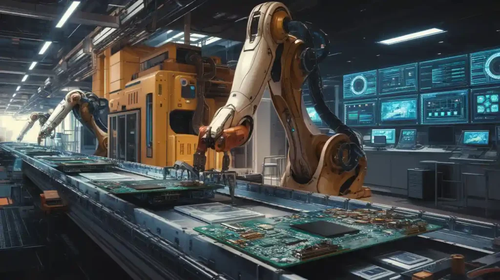 Smart Factory Electronics Assembly für moderne Industrie